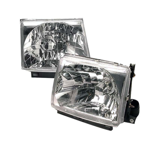 Spec-D 97-99 Toyota Tacoma Crystal Housing Headlights Chrome LH-TAC97-KS