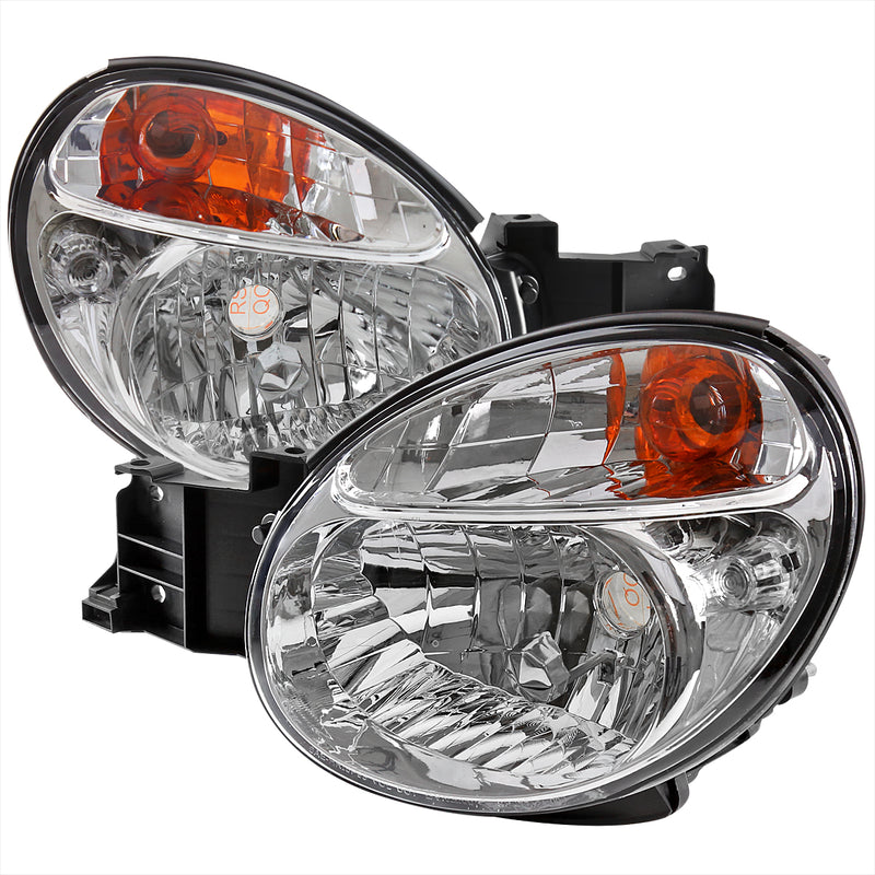 Spec-D 02-03 Subaru Wrx Headlights Chrome LH-WRX02-ABM