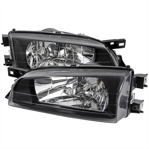 Spec-D 95-01 Subaru Impreza Wrx Crystal Housing Headlights Black LH-WRX97JM-RS