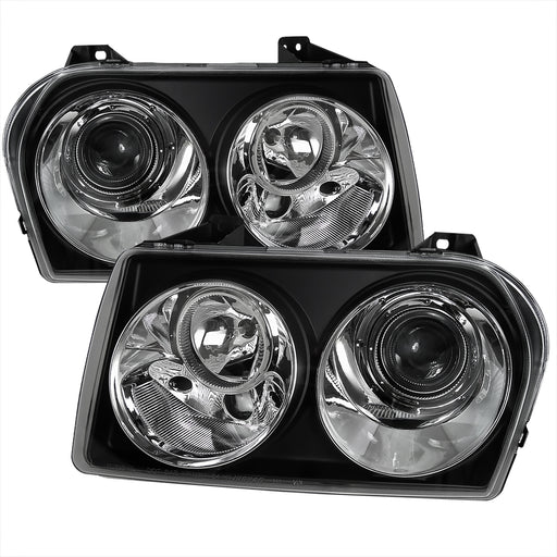 Spec-D 05-10 Chrysler 300 Projector Headlight Black, Not Compatible With Factory Hid LHP-30005JM-TM