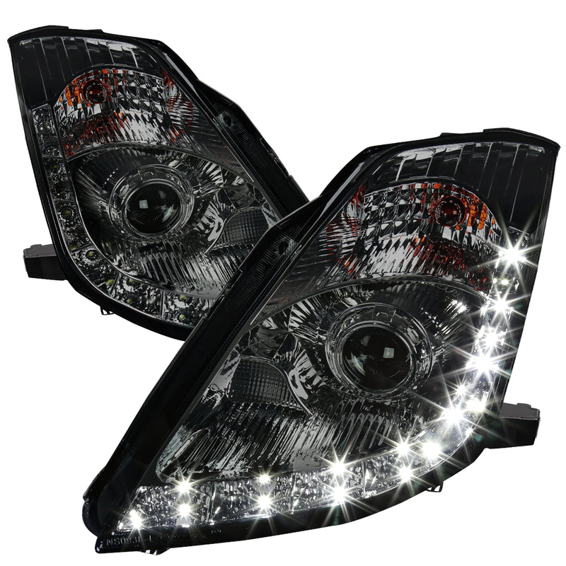 Spec-D 06-09 Nissan 350Z Projector Headlights LHP-350Z06G-RS