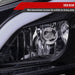 Spec-D 12-14 Mercedes Benz C-Class W204 2 Door Coupe 4 Door Sedan Halogen Projector Headlights With Sequential Switchback Turn Signal Matte Black Housing Smoked Lens LHP-BW20412G-SQ-TM