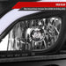 Spec-D 12-14 Mercedes Benz C-Class W204  2 Door Coupe 4 Door Sedan Halogen Projector Headlights With Sequential Switchback Turn Signal Matte Black Housing Clear Lens LHP-BW20412JM-SQ-TM