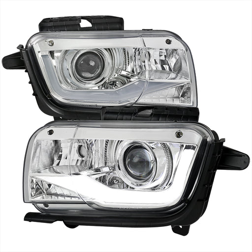 Spec-D 10-13 Chevrolet Camaro Projector Headlight Chrome LHP-CMR10-TM