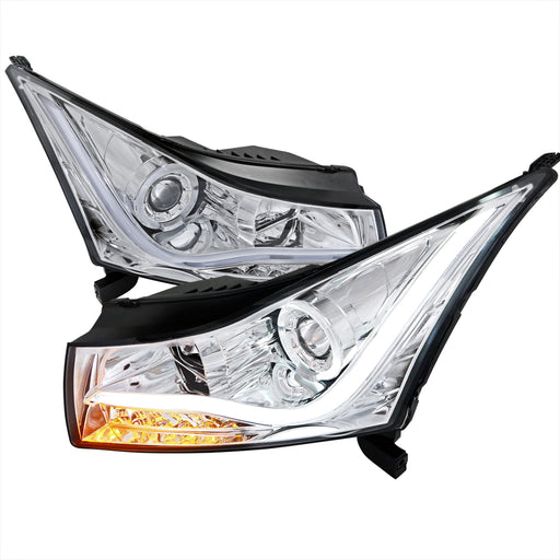Spec-D 11-Up Chevrolet Cruze Led Halo Projector Headlight Chrome LHP-CRU11-TM