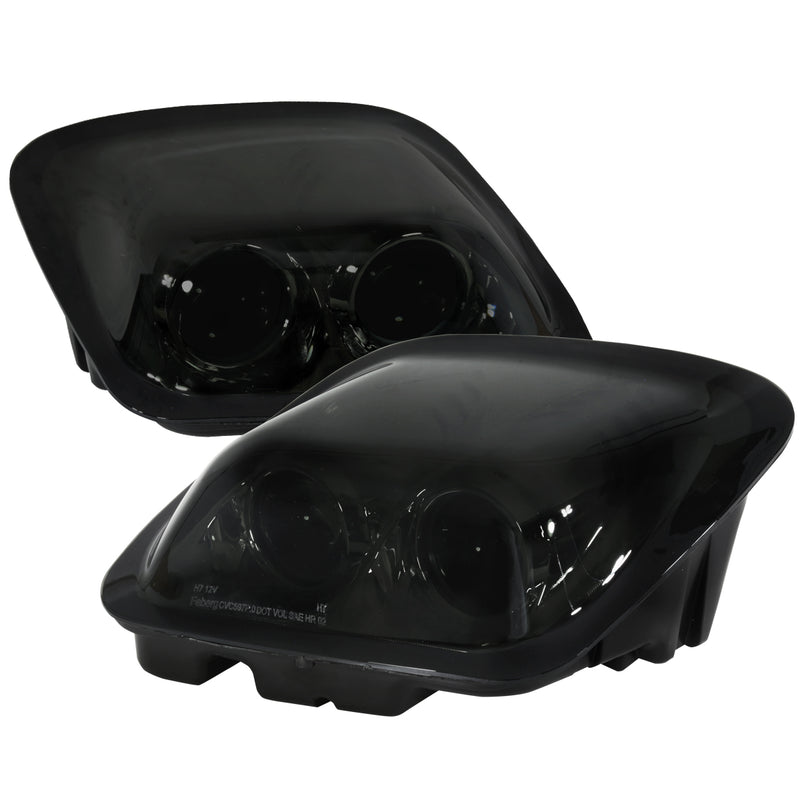 Spec-D 97-04 Chevrolet Corvette Projector Headlight- Smoke LHP-CVET97G-RS