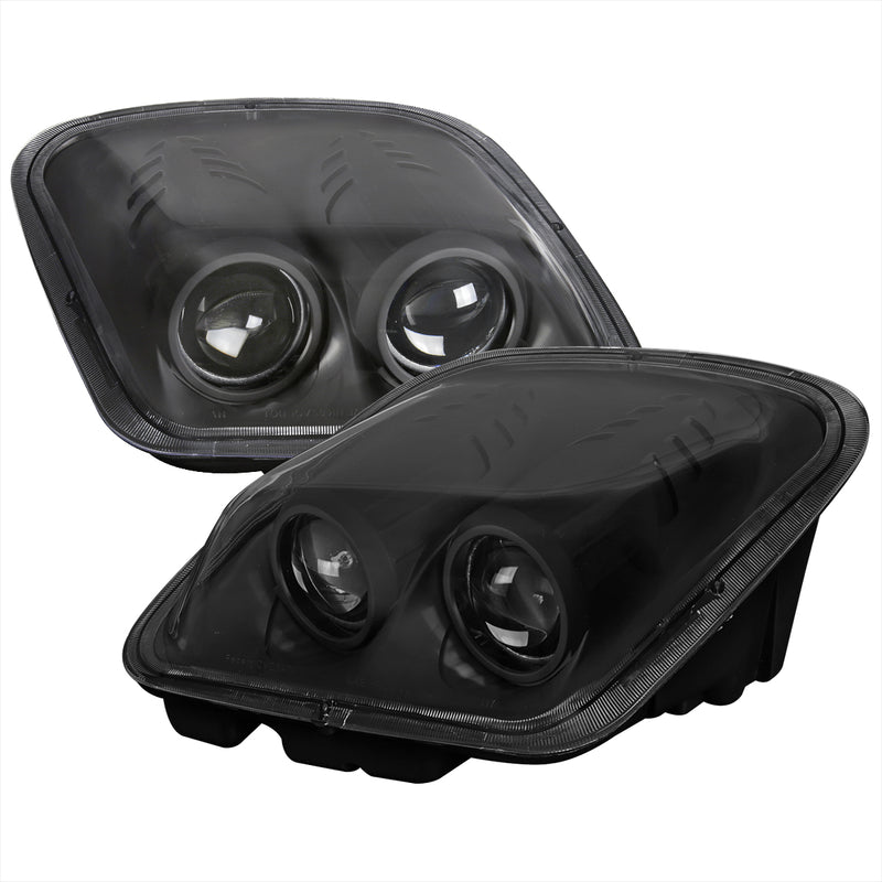 Spec-D 97-04 Chevrolet  Corvette Projector Headlights-Black LHP-CVET97JM-RS