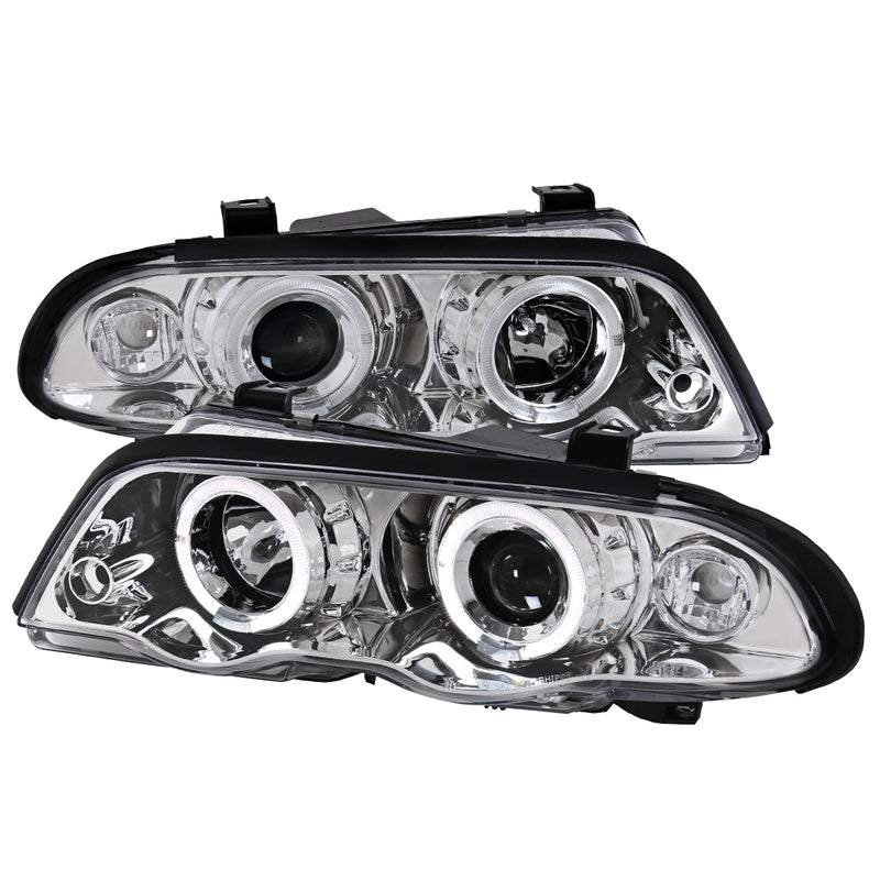 Spec-D 99-01 Bmw E46 3 Series Halo Projector Chrome Housing 4 Door Sedan LHP-E46994-TM