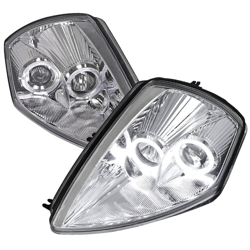 Spec-D 00-05 Mitsubishi  Eclipse  Halo Projector Headlight Chrome Housing  LHP-ELP00-ABM