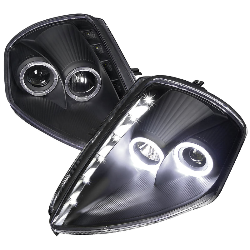 Spec-D 00-05 Mitsubishi  Eclipse  Led Halo Projector Headlight Black Housing  LHP-ELP00JM-RS