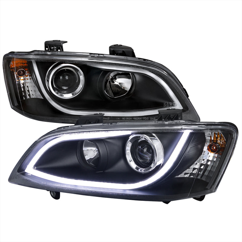 Spec-D 08-09 Pontiac G8 Projector Headlight - Black  LHP-G808JM-TM