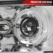 Spec-D 06-08 Volkswagen Jetta Halo Led Projector Chrome LHP-GLF05-TM