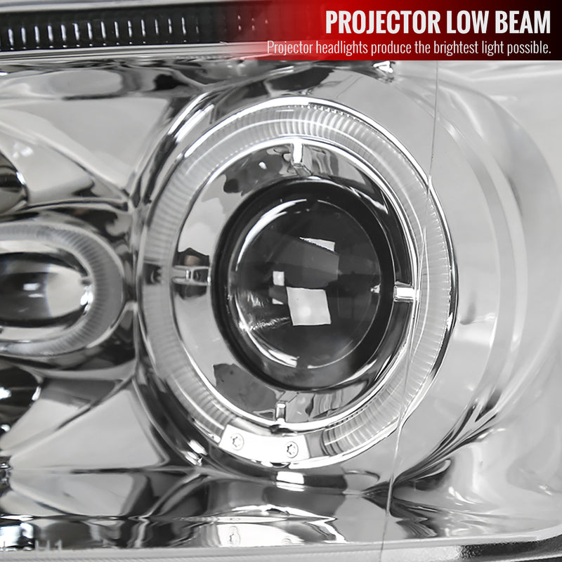 Spec-D 06-08 Volkswagen Jetta Halo Led Projector Chrome LHP-GLF05-TM