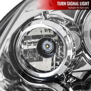 Spec-D 06-08 Volkswagen Golf Halo Led Projector Chrome LHP-GLF05-TM