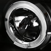 Spec-D 06-08 Volkswagen Golf Halo Led Projector Black LHP-GLF05JM-TM
