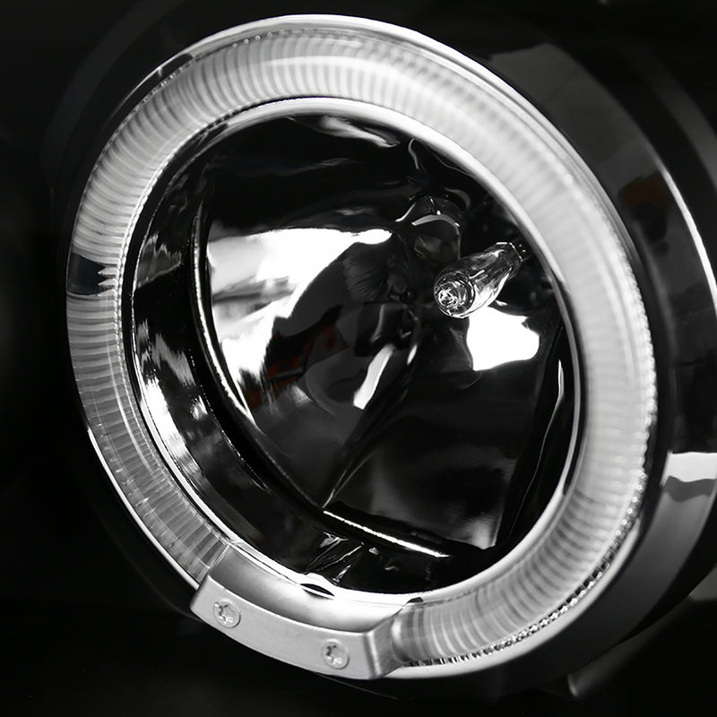 Spec-D 06-08 Volkswagen Golf Halo Led Projector Black LHP-GLF05JM-TM