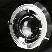 Spec-D 06-08 Volkswagen Golf Halo Led Projector Black LHP-GLF05JM-TM
