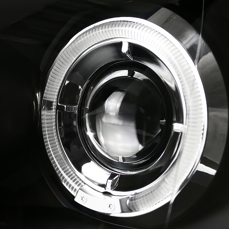 Spec-D 06-08 Volkswagen Golf Halo Led Projector Black LHP-GLF05JM-TM