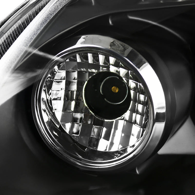 Spec-D 06-08 Volkswagen Golf Halo Led Projector Black LHP-GLF05JM-TM