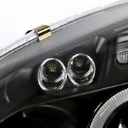 Spec-D 06-08 Volkswagen Golf Halo Led Projector Black LHP-GLF05JM-TM