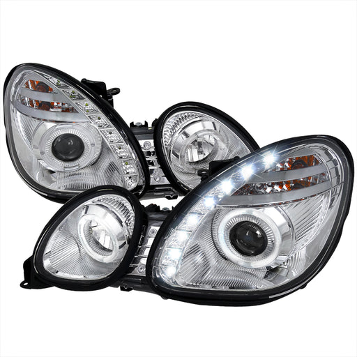 Spec-D 98-05 Lexus  Gs300 Halo Projector Headlight Chrome - Not Compatible With Factory Xenon LHP-GS30098-RS