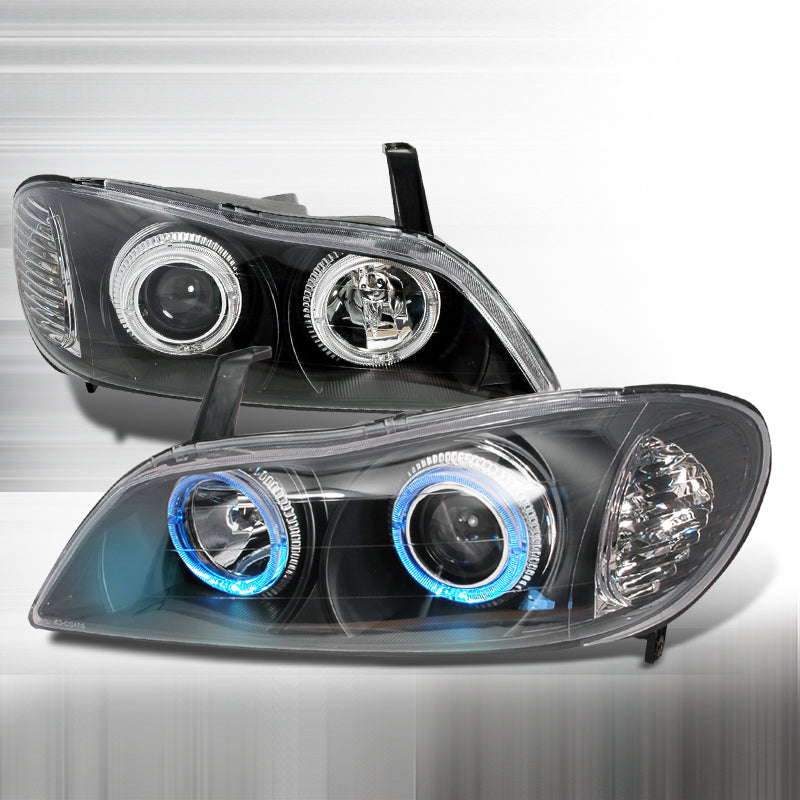 Spec-D 00-01 Infiniti I30 Halo Projector Headlights Black LHP-I3000JM-KS