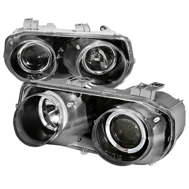 Spec-D 94-97 Acura Integra Halo Projector Headlights Black LHP-INT94JM-KS