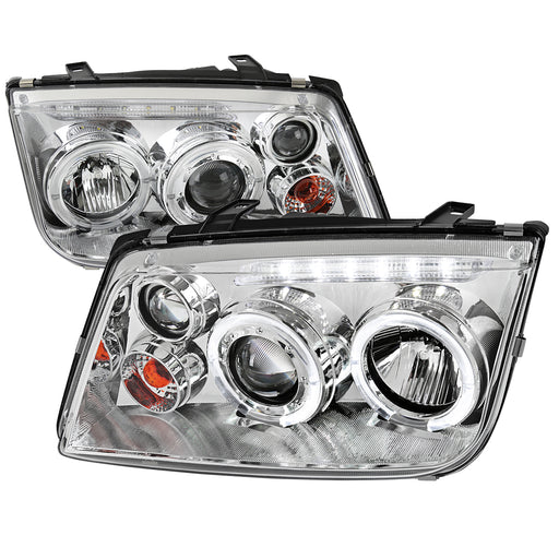 Spec-D 99-04 Volkswagen  Jetta  Projector Headlight Chrome Housing  LHP-JET99-RS