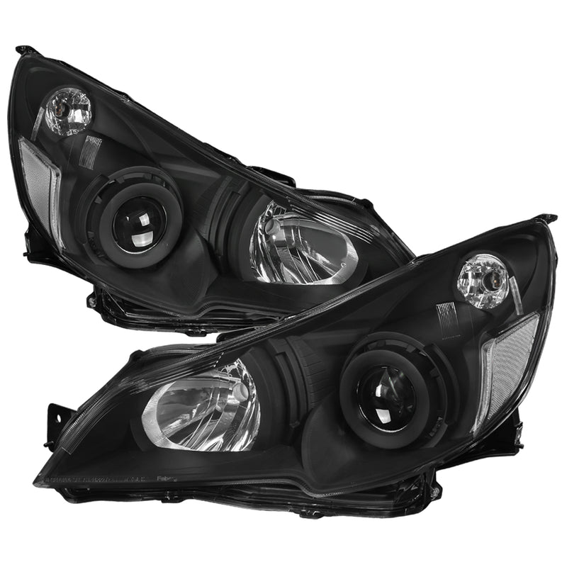 Spec-D 10-12 Subaru Legacy Headlights- Black LHP-LGY10JM-GO