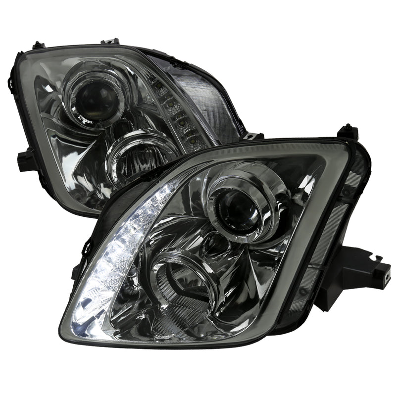 Spec-D 97-01 Honda Prelude Projector Headlights- Smoke LHP-PL97G-RS