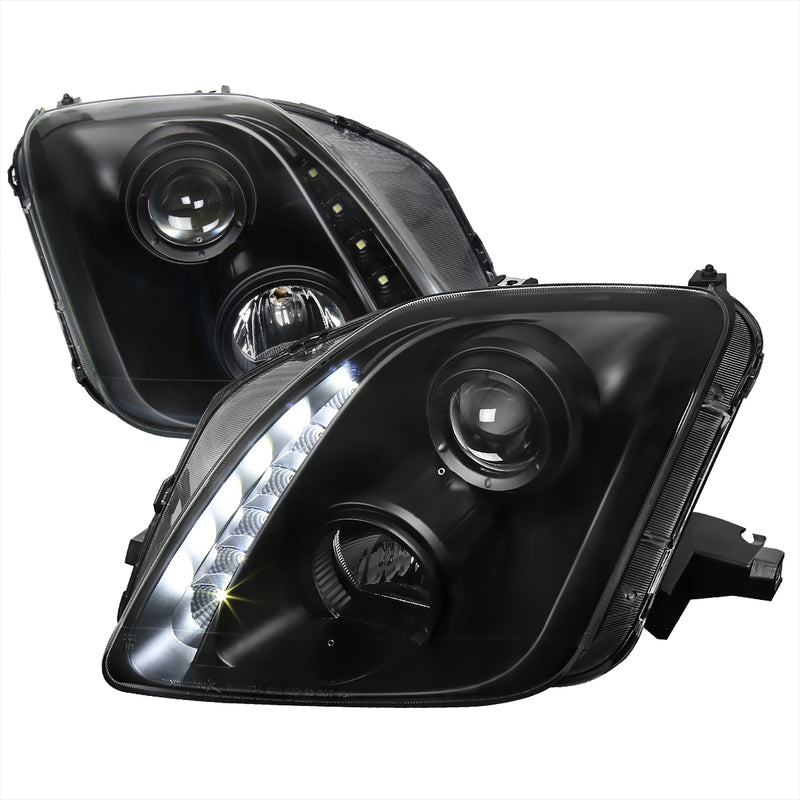 Spec-D 97-01  Honda Prelude Projector Headlights Black LHP-PL97JM-RS