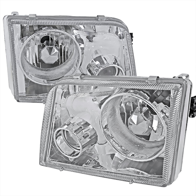 Spec-D 93-97 Ford Ranger Projector Lights  Chrome LHP-RAN93-APC