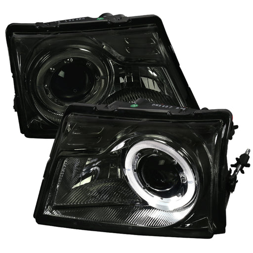 Spec-D 98-00 Ford Ranger Halo Projector Smoke Lens LHP-RAN98G-RS