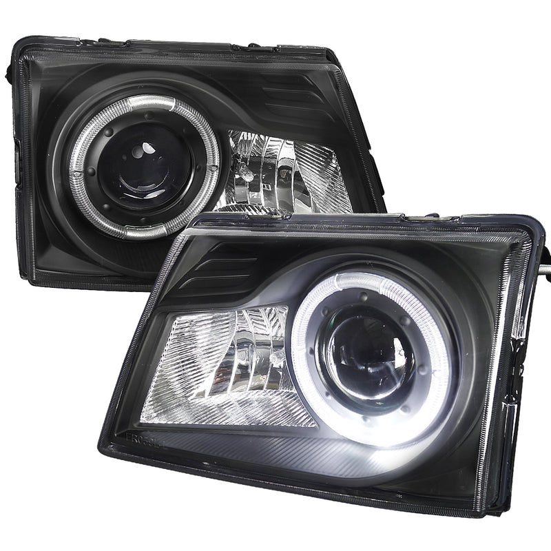 Spec-D 98-00 Ford Ranger Halo Projector Black Housing LHP-RAN98JM-RS