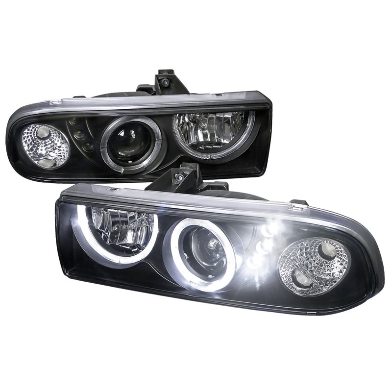 Spec-D 98-04 Chevrolet  S10 Projector Headlight Black Housing  LHP-S1098JM-RS