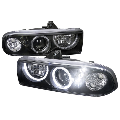 Spec-D 98-04 Chevrolet  S10 Projector Headlight Black Housing  LHP-S1098JM-RS