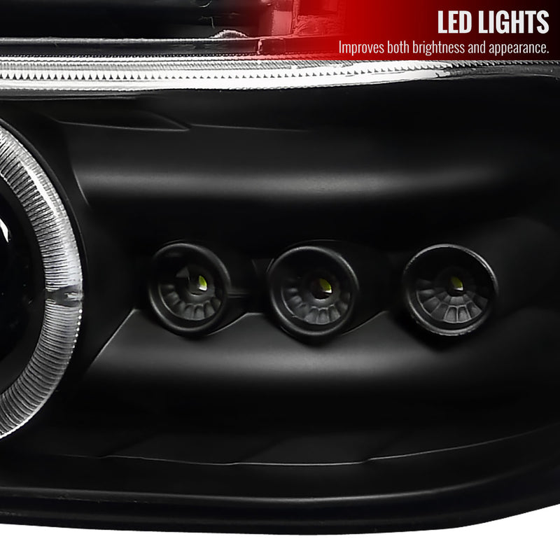 Spec-D 00-06 Chevrolet Suburban Projector Headlight Black Housing  LHP-SIV99JM-RS