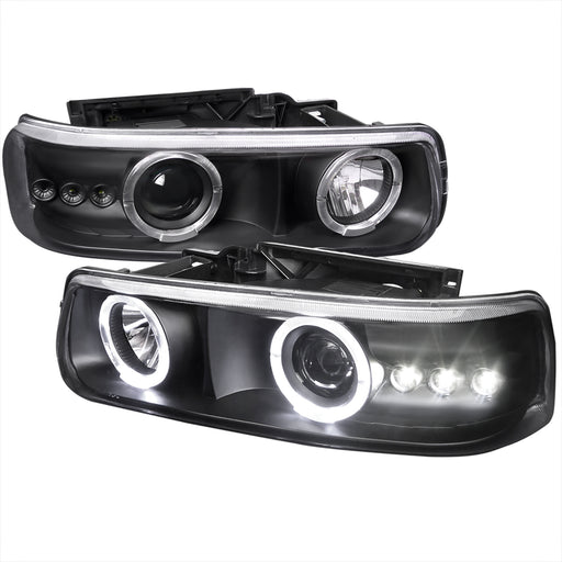 Spec-D 00-06 Chevrolet Suburban Projector Headlight Black Housing  LHP-SIV99JM-RS