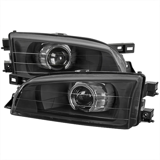 Spec-D 95-01 Subaru Impreza Halo Led Projector  Black LHP-WRX97JM-RS