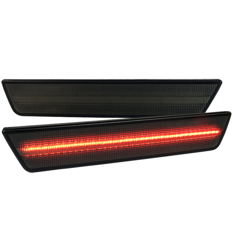 Spec-D 08-14 Dodge Challenger Led Rear Side Marker-Smoke LSM-CHA08GLEDR-VS