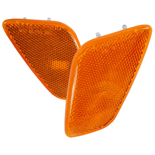 Spec-D 97-06 Jeep Wrangler Side Marker Lights Amber LSM-WRG97AM-DP