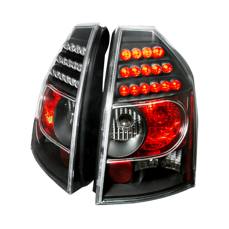 Spec-D 05-07 Chysler 300/300C Led Tail Lights Black LT-30005JMLED-KS