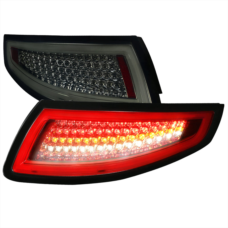 Spec-D 05-08 Porsche 997 911 Led Smoke Tail Light LT-91105GLED-TM