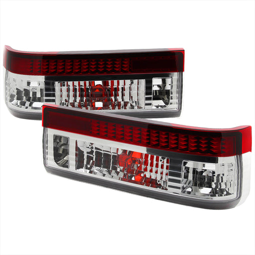 Spec-D 83-87 Toyota Corolla Altezza Tail Light Red Clear LT-AE86RPW-TM