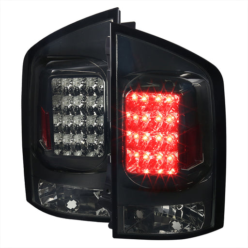 Spec-D 05-12 Nissan Armada Led Tail Lights Red Smoke LT-AMD04GLED-TM