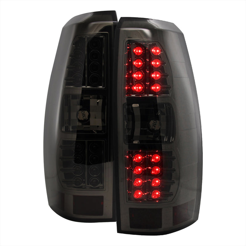 Spec-D 07-12 Chevrolet  Avalanche  Smoked Lens Led Tail Lights LT-AVA07GLED-TM