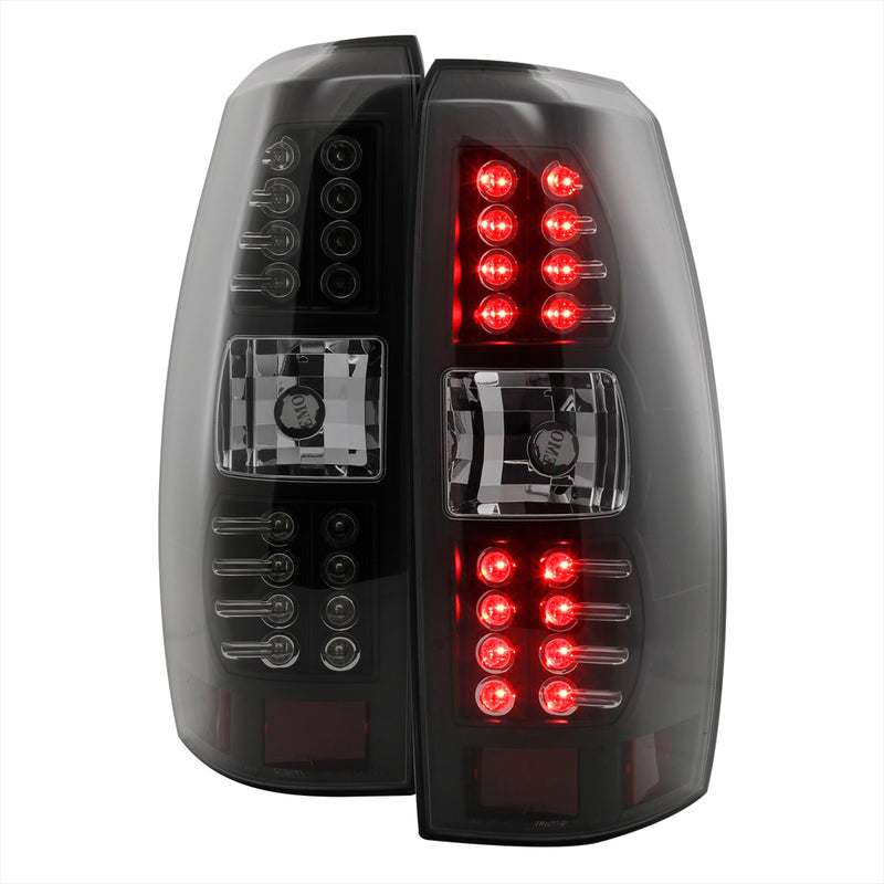 Spec-D 07-12 Chevrolet  Avalanche  Black Housing Led Tail Lights  LT-AVA07JMLED-TM