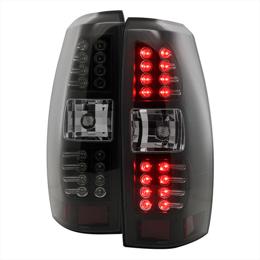 Spec-D 07-12 Chevrolet  Avalanche  Black Housing Led Tail Lights  LT-AVA07JMLED-TM