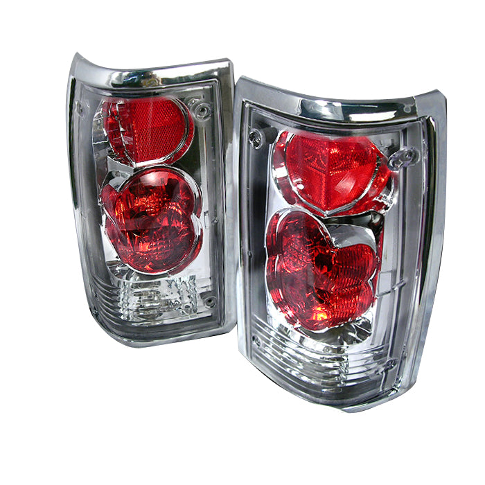 Spec-D 86-93 Mazda B2000 Altezza Tail Lights Chrome LT-B200086-KS