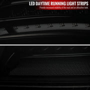 Spec-D 01-04 Mercedez Benz C-Class Sedan W203 Led Sequential Tail Lights Glossy Black Housing Dark Smoked Lens LT-BW20300BBLD-SQ-TM